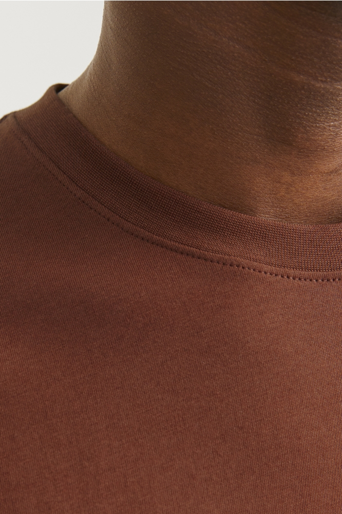 JORVESTERBRO NEWTON BOXFRONT TEE SS 12265742 Brandy Brown